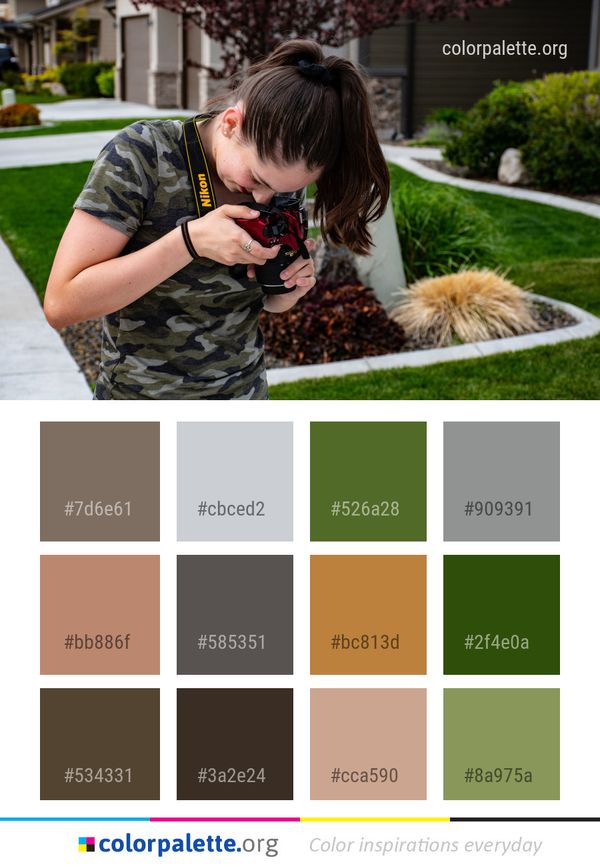 Plant Mammal Vertebrate Color Palette