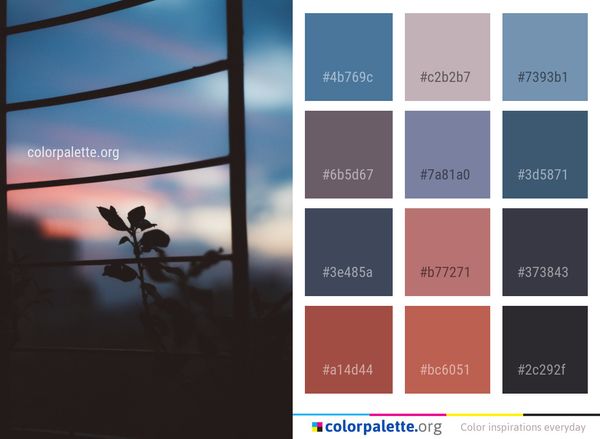 Sky Cloud Morning Color Palette