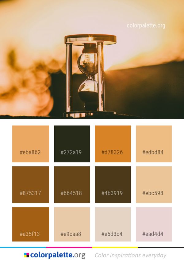 Hourglass Light Fixture Color Palette