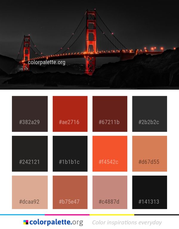 Bridge Night Fixed Link Color Palette