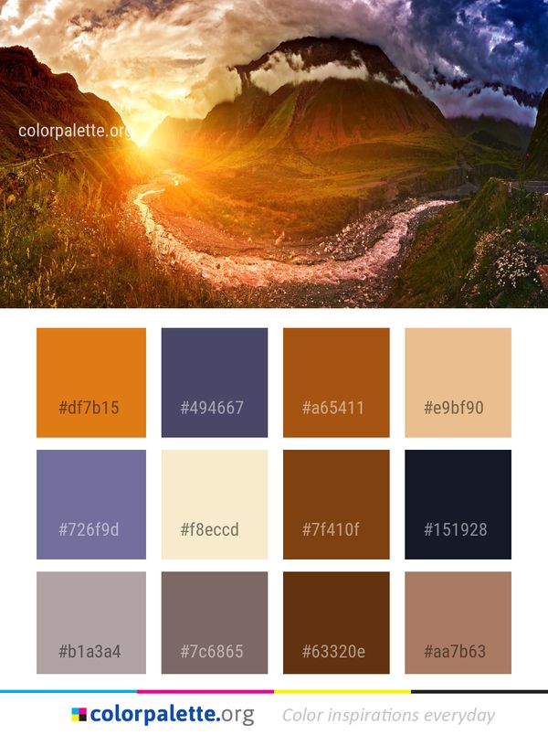 Nature Sky Geological Phenomenon Color Palette