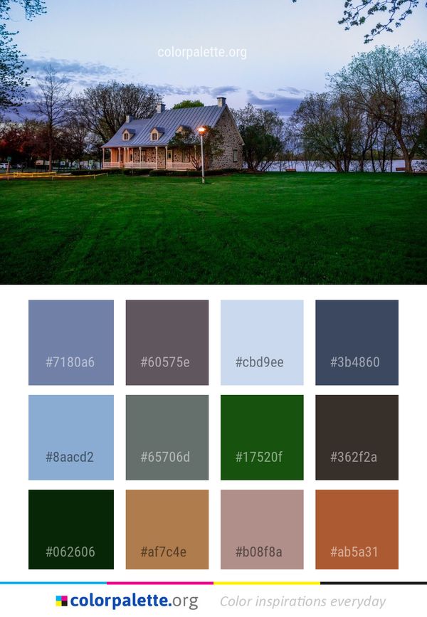 Nature Sky Home Color Palette