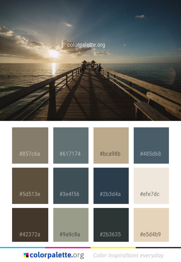 Sea Horizon Sky Color Palette