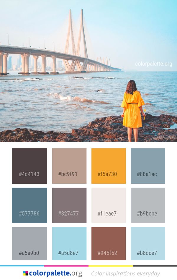 Sea Ocean Sky Color Palette