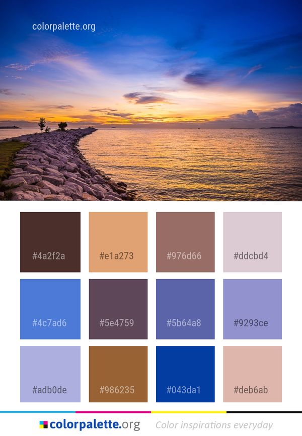 Sky Horizon Sea Color Palette