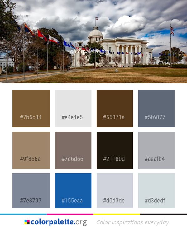 Sky Landmark Tourist Attraction Color Palette