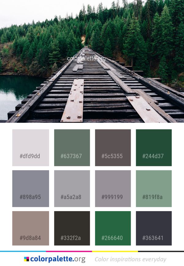 Track Bridge Transport Color Palette