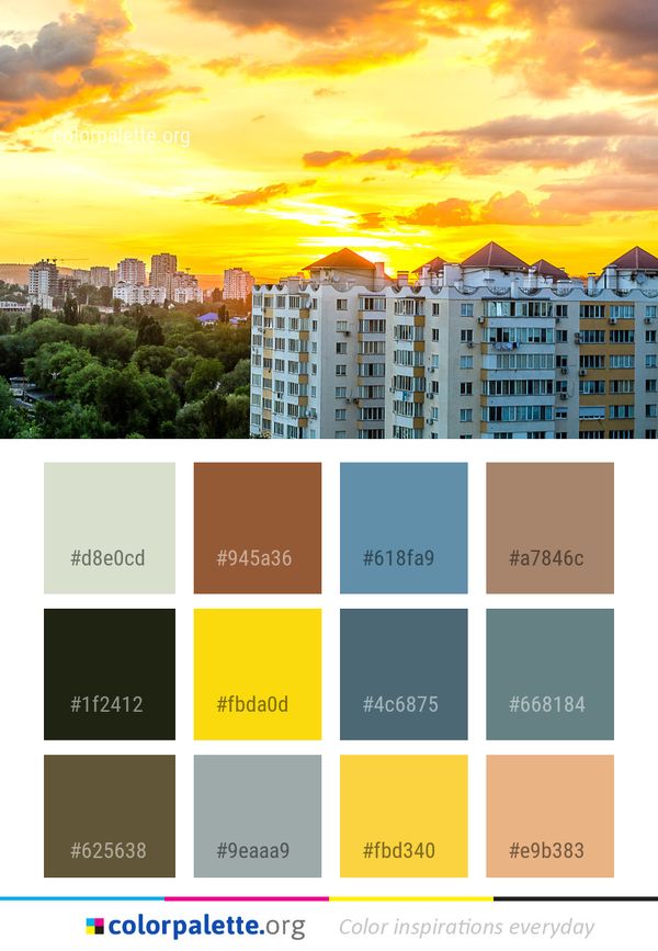 Sky Cityscape City Color Palette