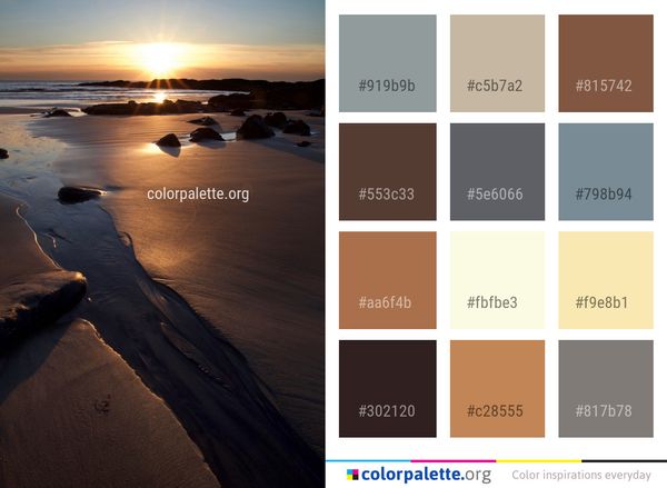 Sky Horizon Sea Color Palette