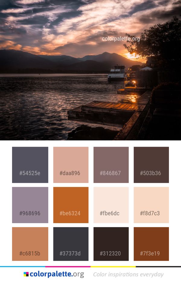 Sky Reflection Nature Color Palette