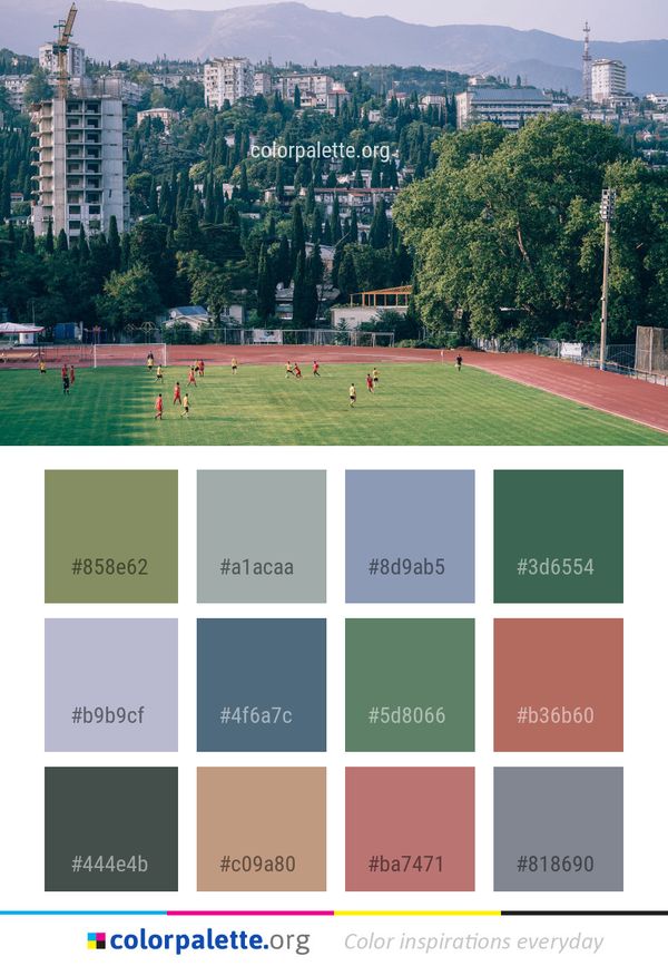 City Urban Area Sky Color Palette