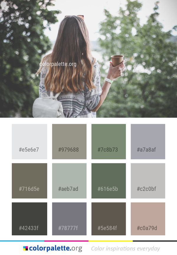 Hair Photograph Girl Color Palette