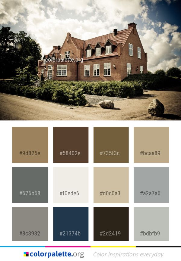 Home House Sky Color Palette