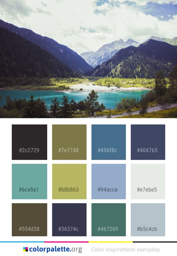 Nature Wilderness Highland Color Palette