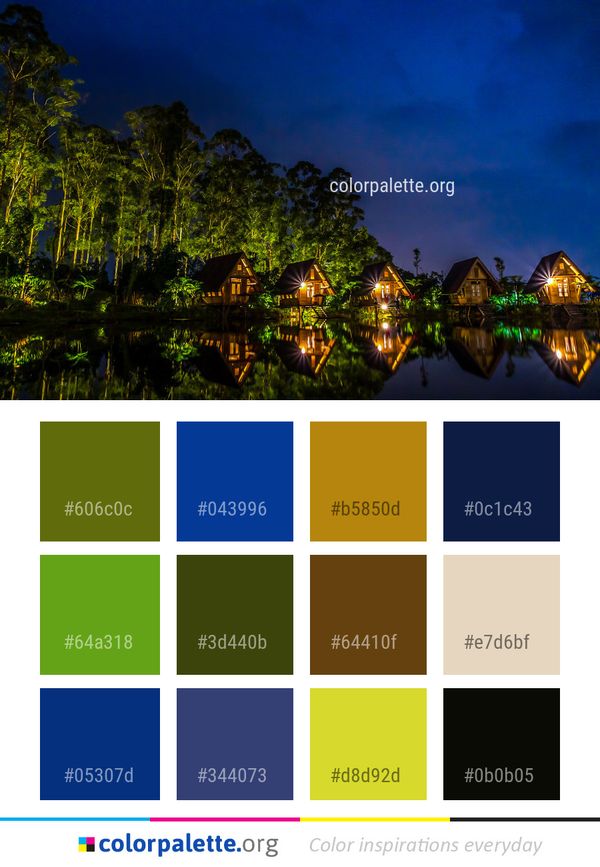 Reflection Nature Sky Color Palette