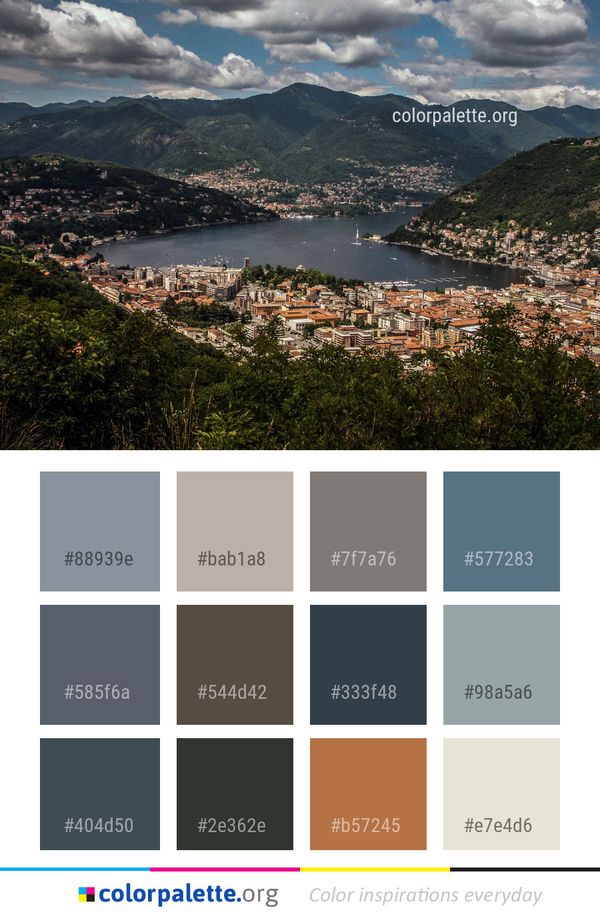 Sky Cloud City Color Palette