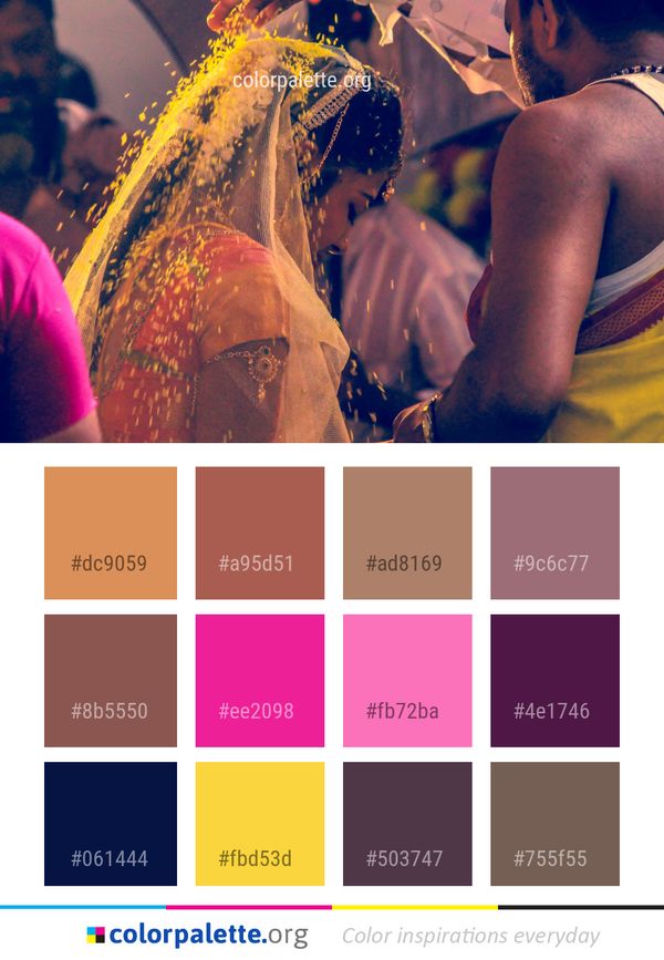 Yellow Fun Girl Color Palette