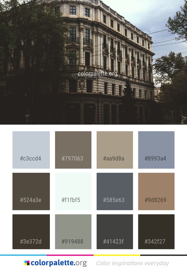 Building Landmark Property Color Palette