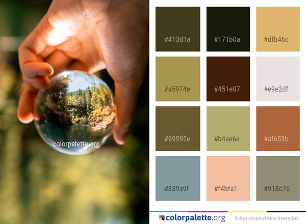 Hand Close Up Water Color Palette