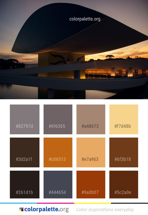 Reflection Sky Architecture Color Palette