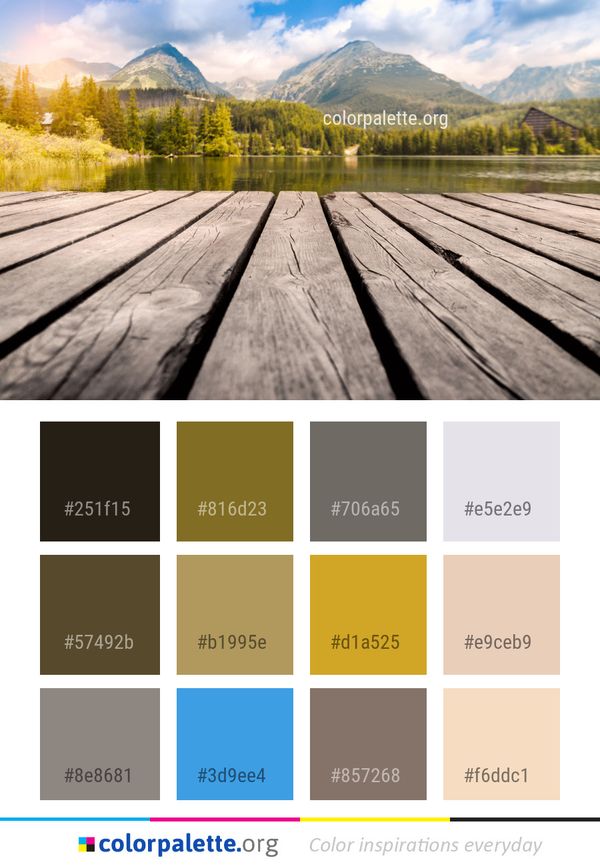 Reflection Sky Water Color Palette