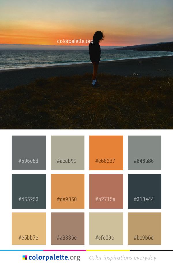 Sea Sky Body Of Water Color Palette