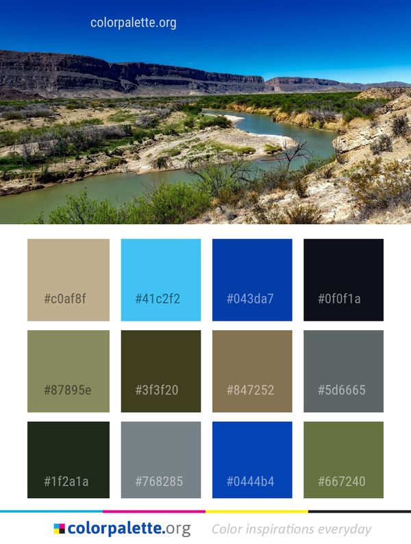 Nature Reserve Wilderness Ecosystem Color Palette