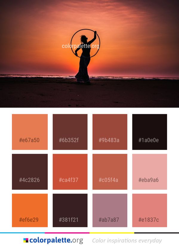 Sky Sea Sunrise Color Palette