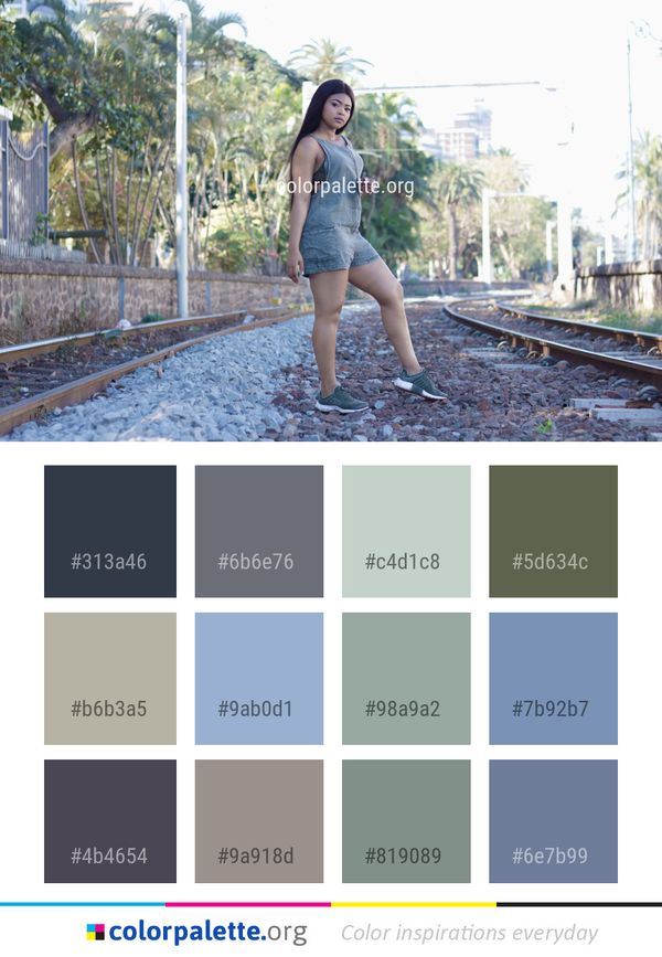 Photograph Girl Beauty Color Palette