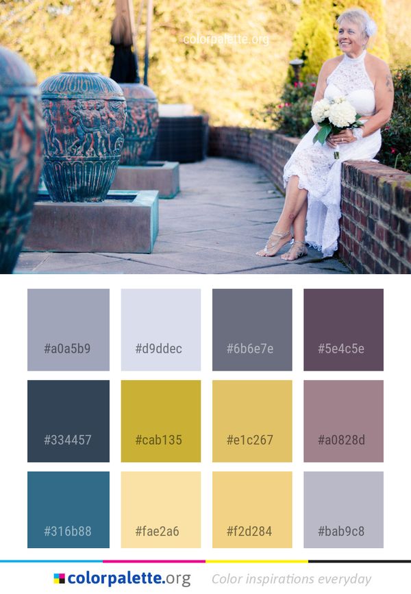 Photograph Woman Dress Color Palette