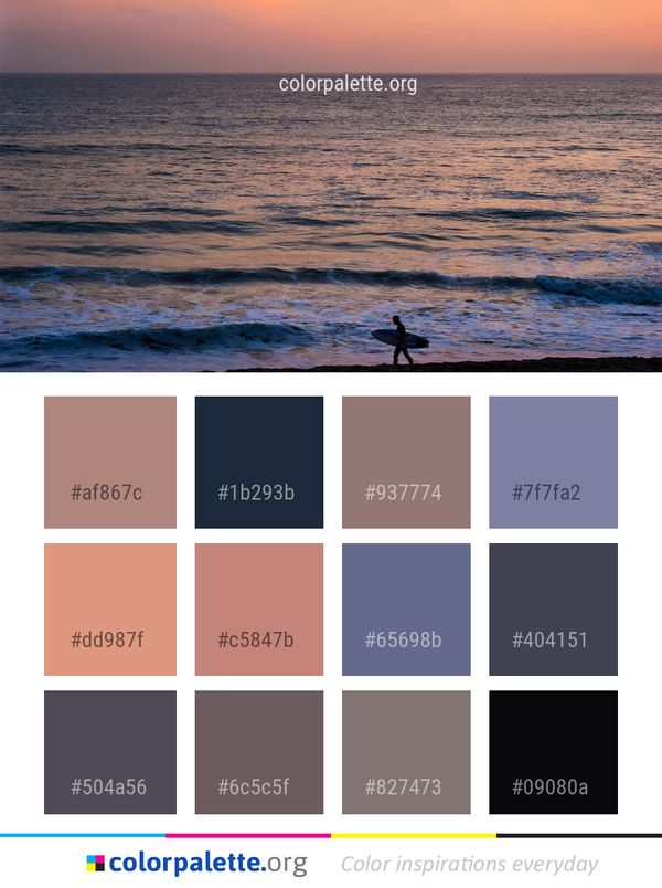 Sea Ocean Horizon Color Palette