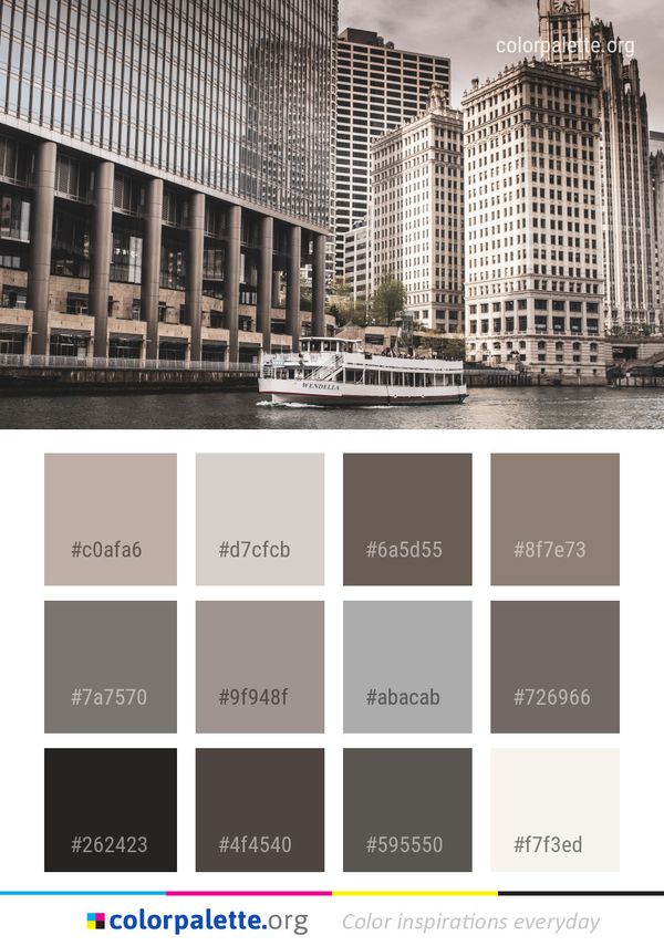 Skyscraper Building Metropolitan Area Color Palette