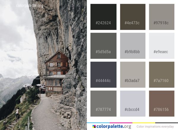 Mountain Sky Range Color Palette