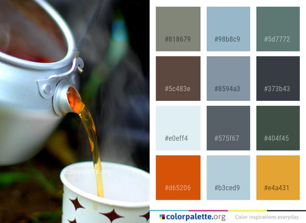 Cup Coffee Color Palette