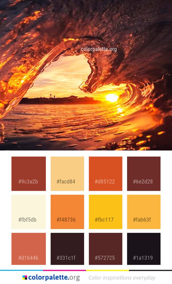 Geological Phenomenon Sky Horizon Color Palette