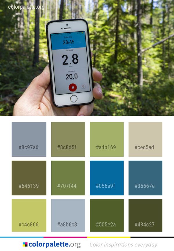 Mobile Phone Technology Electronic Device Color Palette