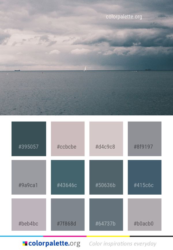 Sea Horizon Sky Color Palette