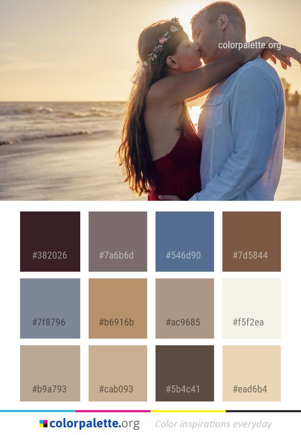Photograph Romance Sea Color Palette