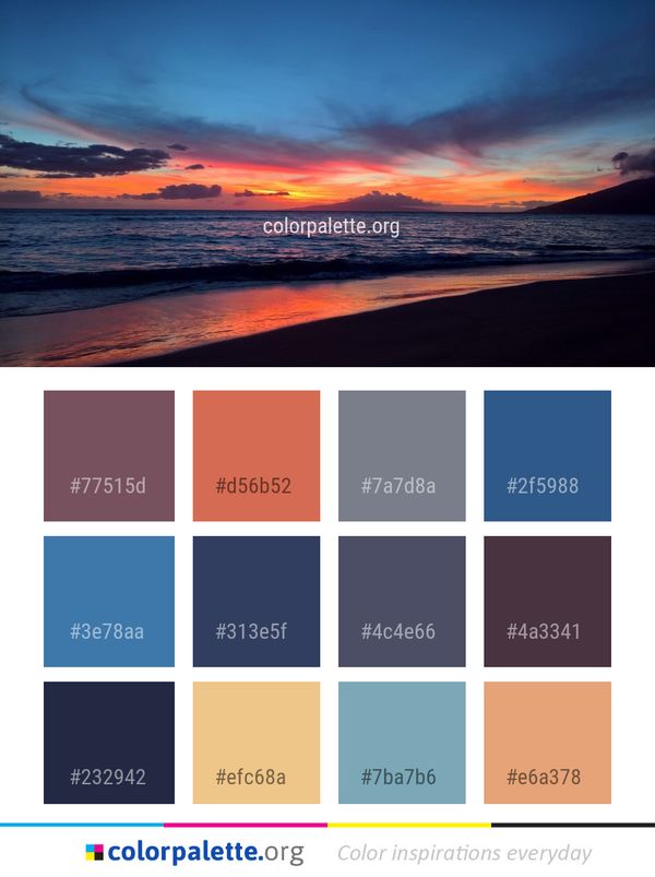Sky Horizon Sea Color Palette