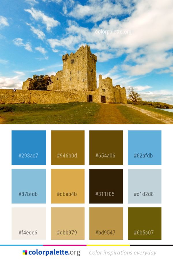 Sky Historic Site Castle Color Palette