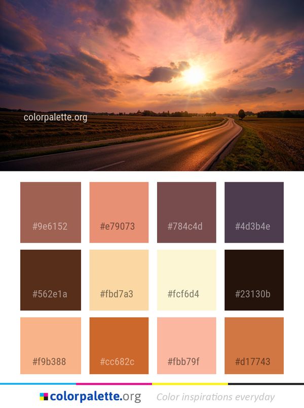 Sky Horizon Cloud Color Palette