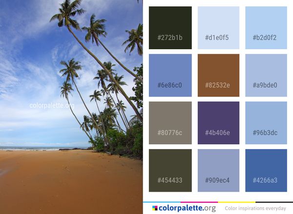 Sky Sea Body Of Water Color Palette