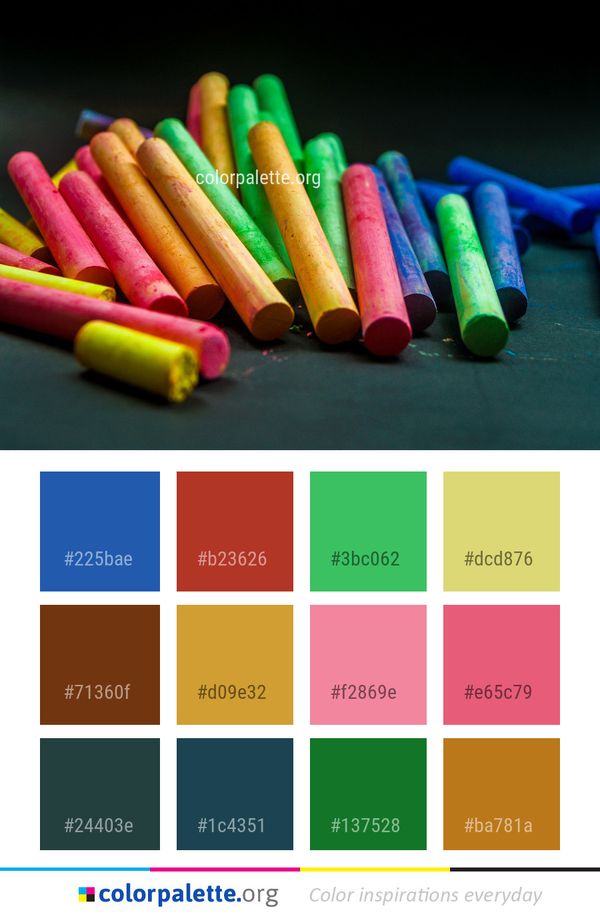 Yellow Macro Photography Close Up Color Palette