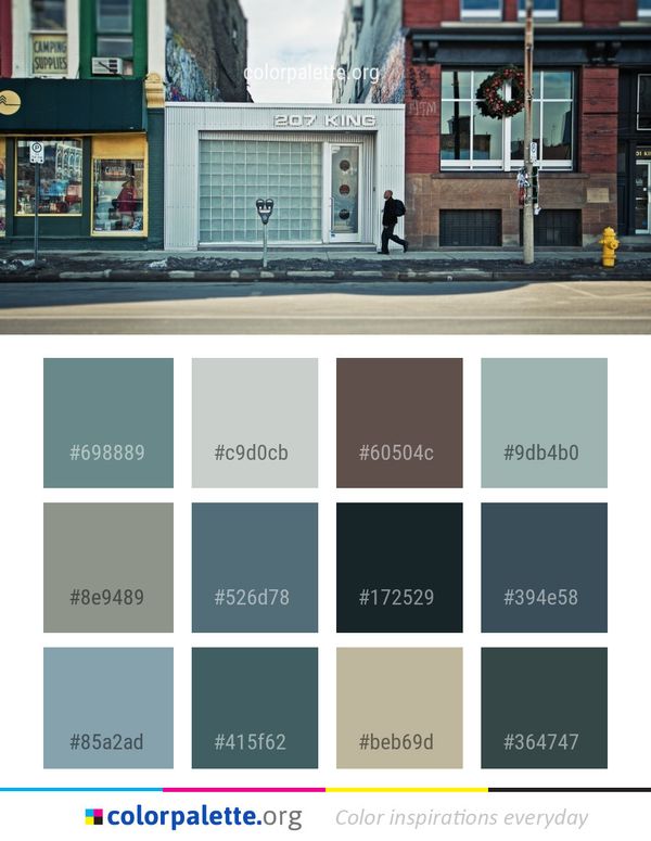 Infrastructure Urban Area Town Color Palette