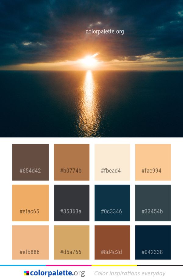 Horizon Sky Sea Color Palette