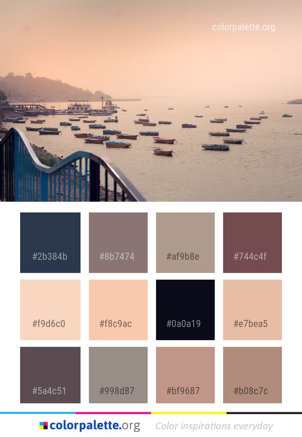 Sea Body Of Water Color Palette