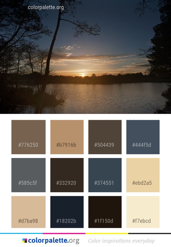 Sky Nature Reflection Color Palette
