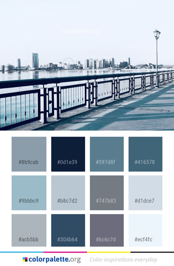 Water Pier City Color Palette