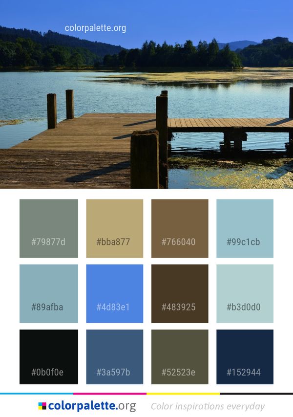 Body Of Water Loch Color Palette