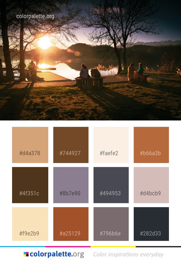 Nature Sky Tree Color Palette